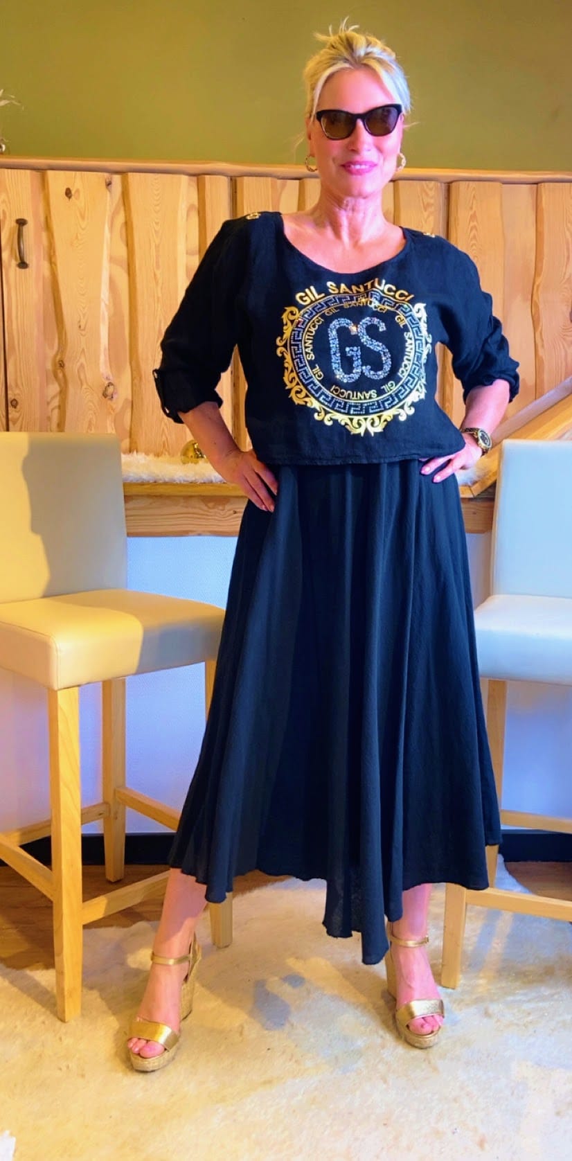 Zweiteiler Gil Santucci  - Kleid - Shirt