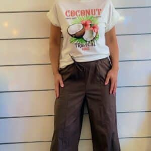 Damenhose Schokobraun