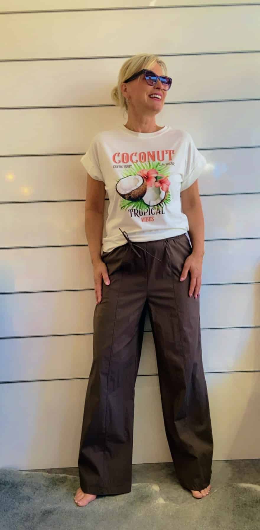 Damenhose Schokobraun