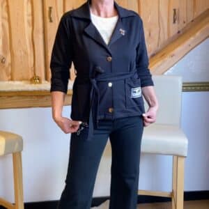 Jacke in Schwarz