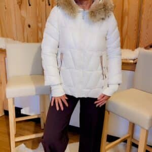 Winterjacke mit Fellkapuze