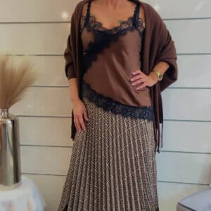 Eleganter Faltenrock