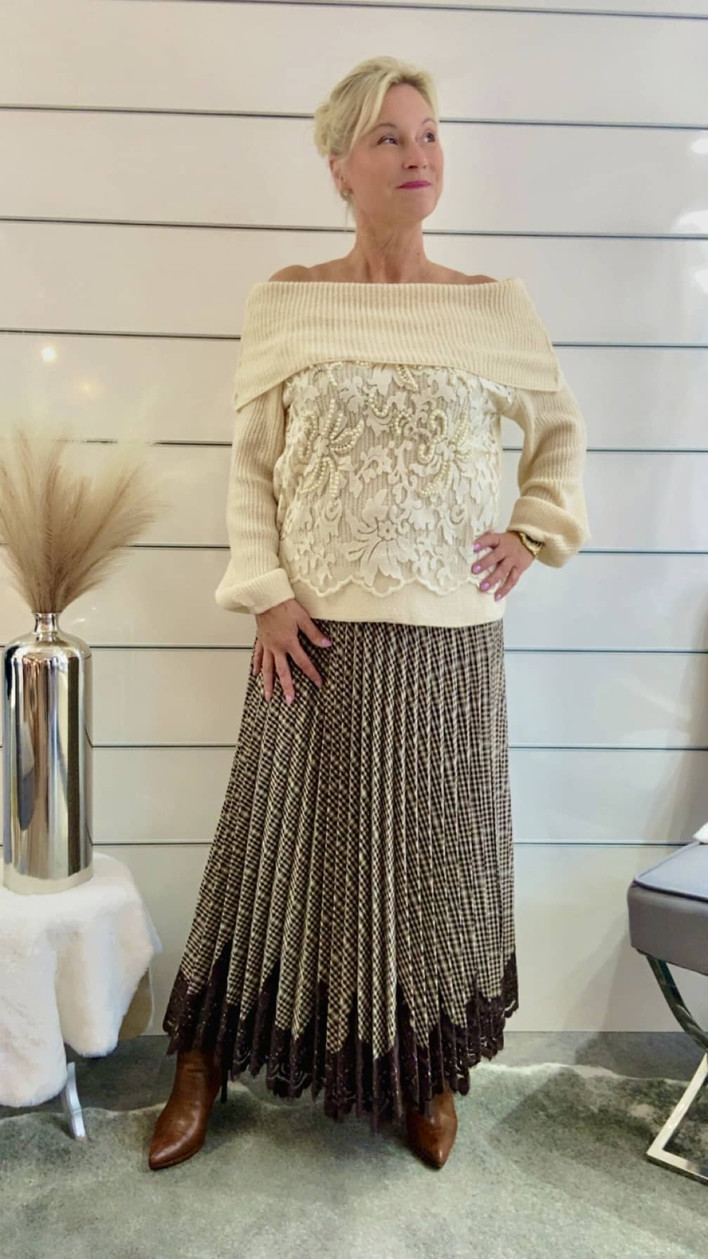 Eleganter Strickpullover