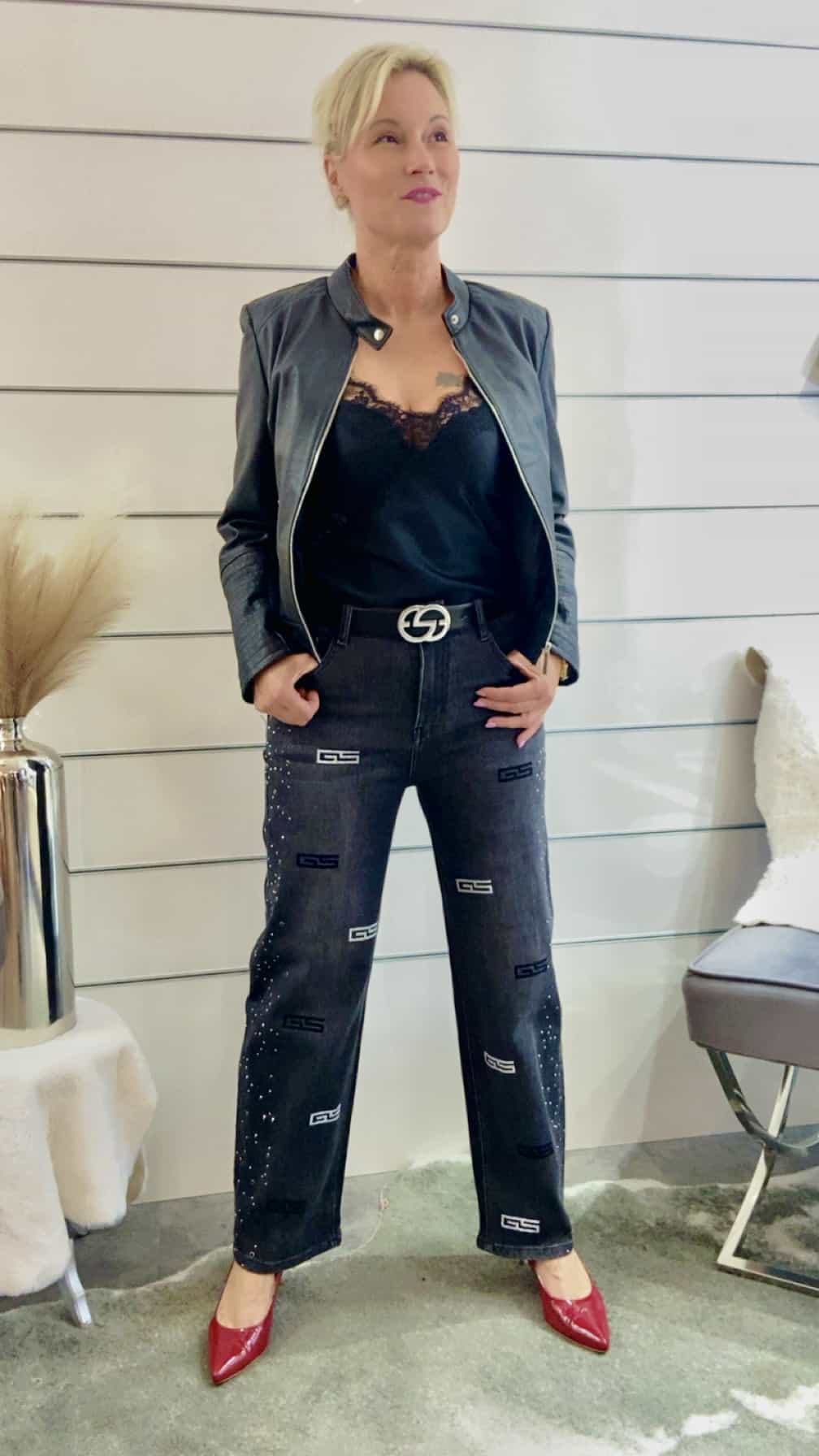 Jeans mit Strass v.Gil Santucci