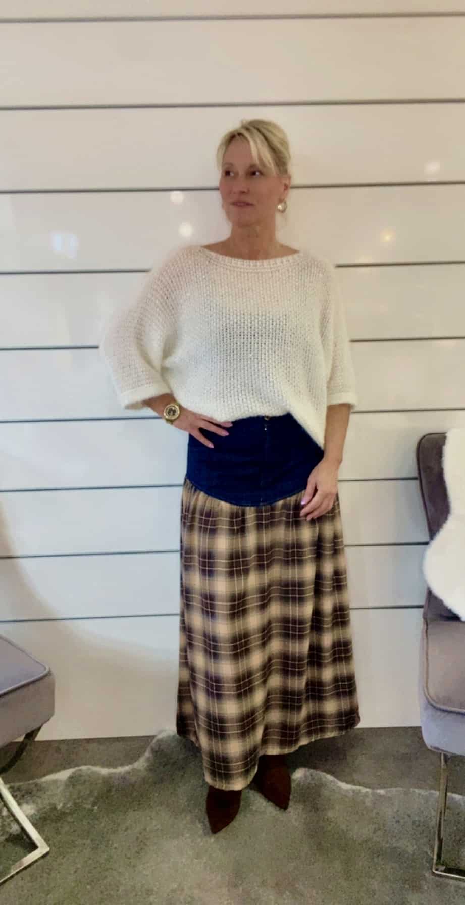 Maxirock - Denim Bund