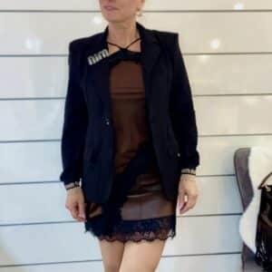 Blazer mit Glitzer Details