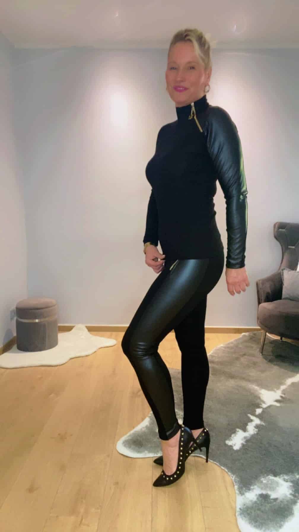 Jeggings - Leder - Details