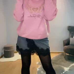 Rollkragen - Pullover mit Glitzer