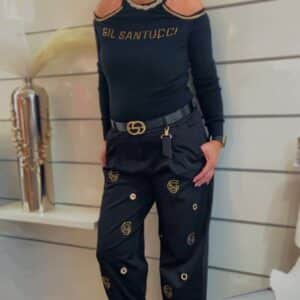 Pullover Gil Santucci mit Schulter - Cuts